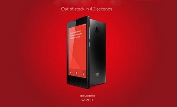 Flipkart Xiaomi Redmi 1S 4.2 seconds 2 Sept Flipkart Xiaomi Redmi 1S 4.2 seconds 2 Sept